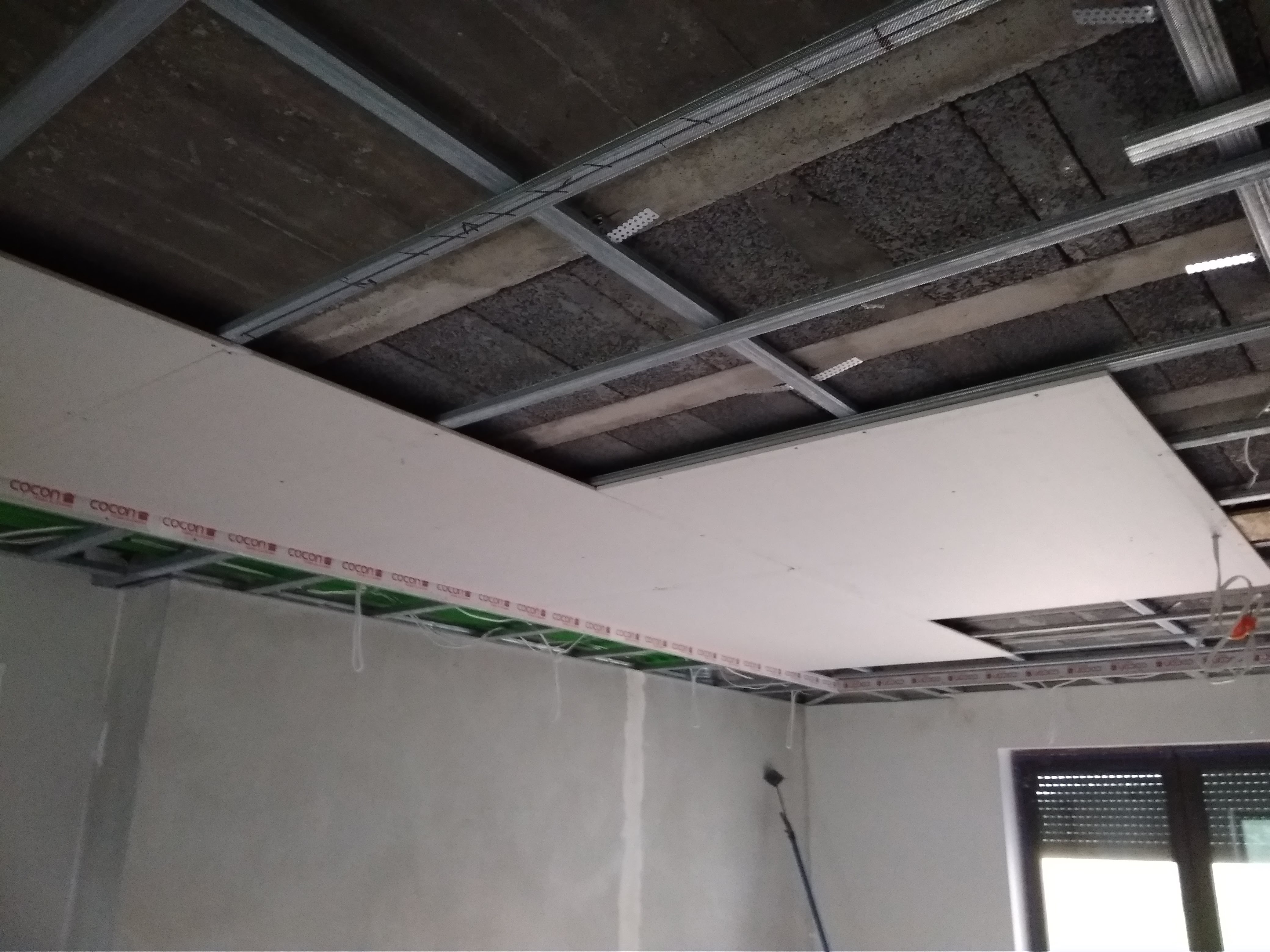 Sufit podwieszany i zabudowa GK